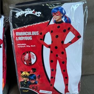 Miraculous Ladybug Kids 12/14 Costume - Red and Black